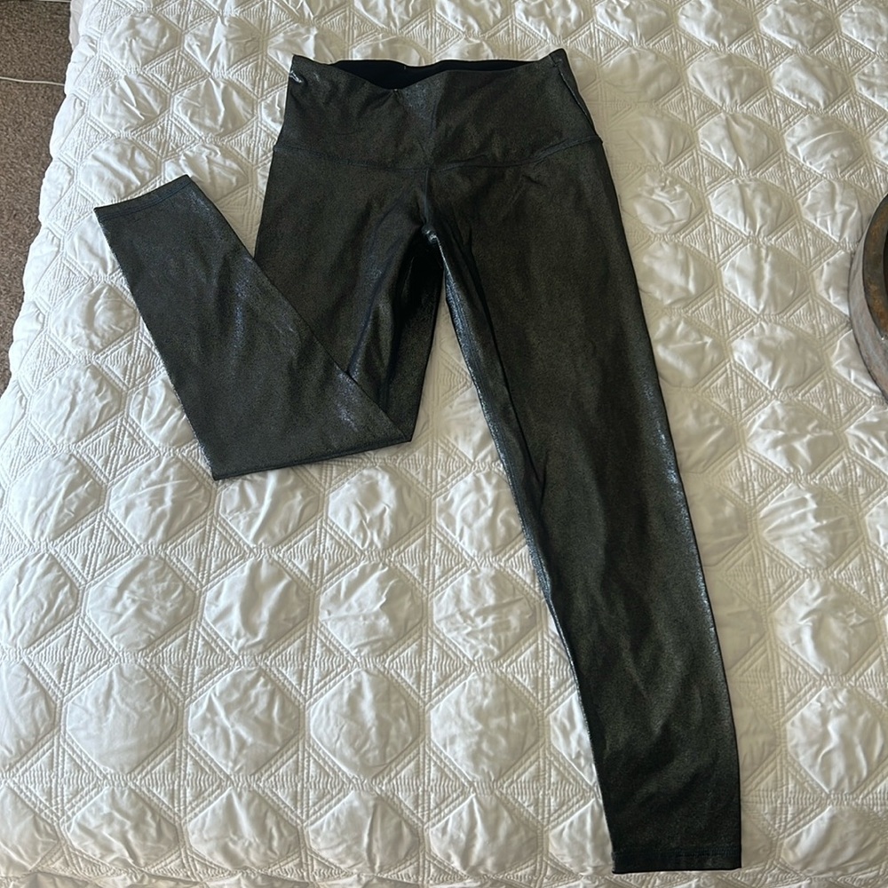 Metallic leggings